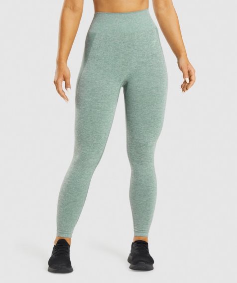 Women's Gymshark Flex High Waisted Leggings Light Green | NZ 1XELAS